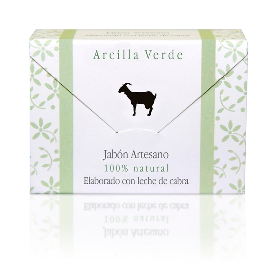 Jabón de Leche de Cabra con Arcilla Verde