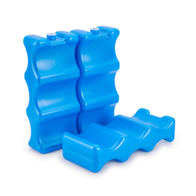 Plastic Forte - Lote de 3 Acumuladores de Frío para Latas Nº 1 para Neveras. Azul
