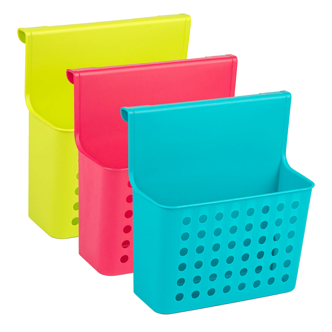 Plastic Forte - Cesta Colgante Balance para Puertas de Armarios. Ideal Cocina. Fucsia