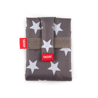 TATAY Urban Food Baguette - Porta Bocadillos Textil Reutilizable e Impermeable. Stars Grey