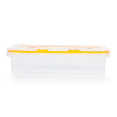 IBILI Lunch Away - Recipiente Rectangular de 0.8L en Plástico PP05. Naranja