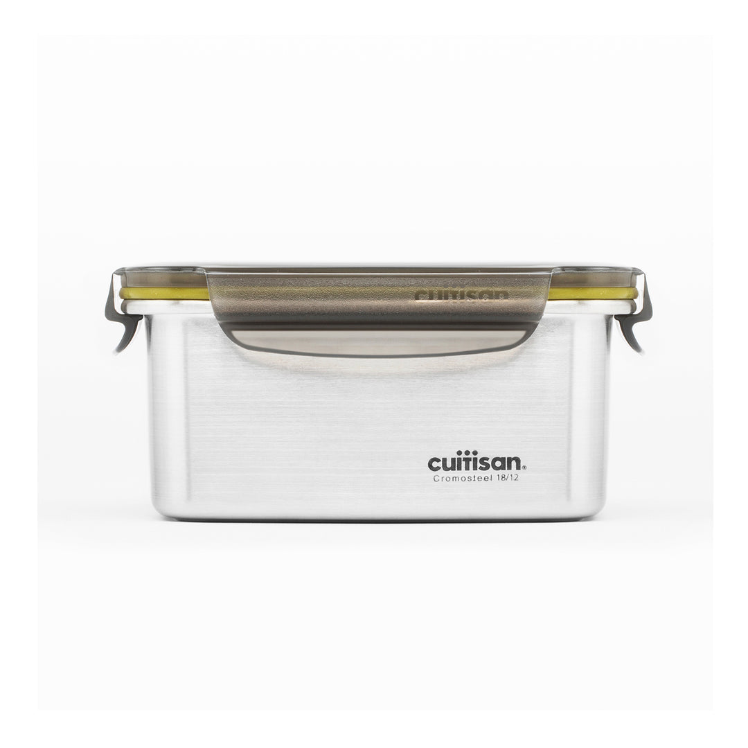 Cuitisan Signature - Recipiente Rectangular de 0.53L en Acero Inoxidable Apto Microondas