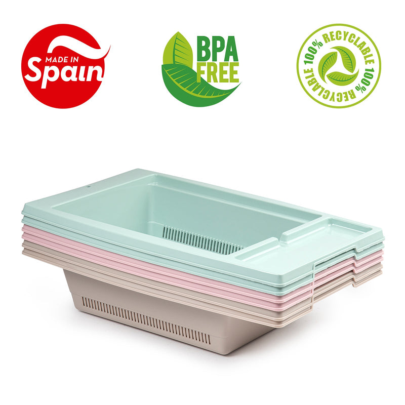 Plastic Forte - Escurre Cubiertos de Cocina Trébol con Base Incorporad –  PracticDomus