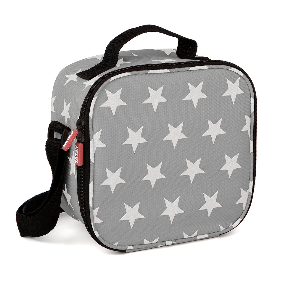 TATAY 1167513 - Kit Bolsa Térmica Porta Alimentos Urban Food Casual y Botella Urban Drink, Stars Grey