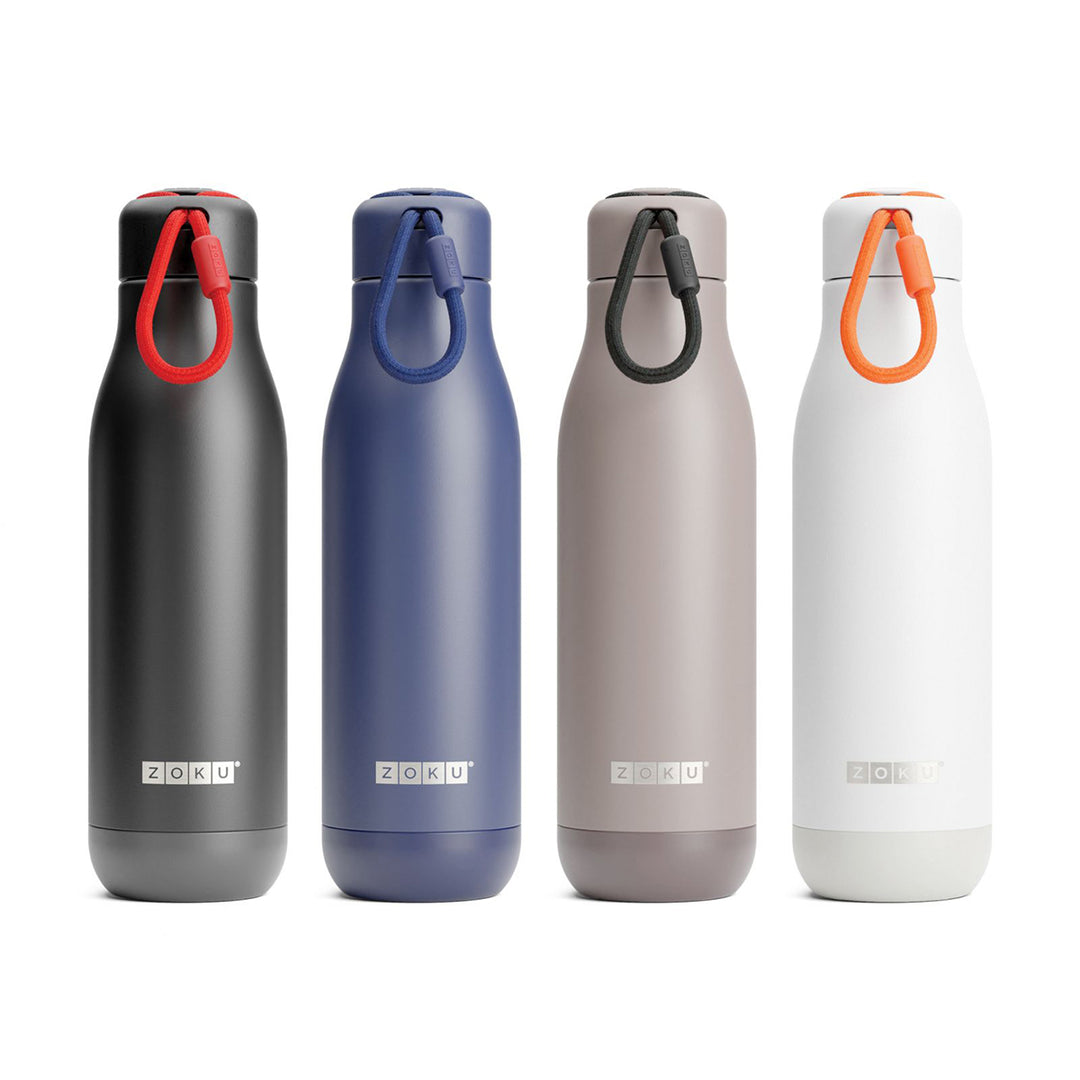 ZOKU PC - Botella Térmica de 0.5L en Acero Inoxidable de Doble Pared