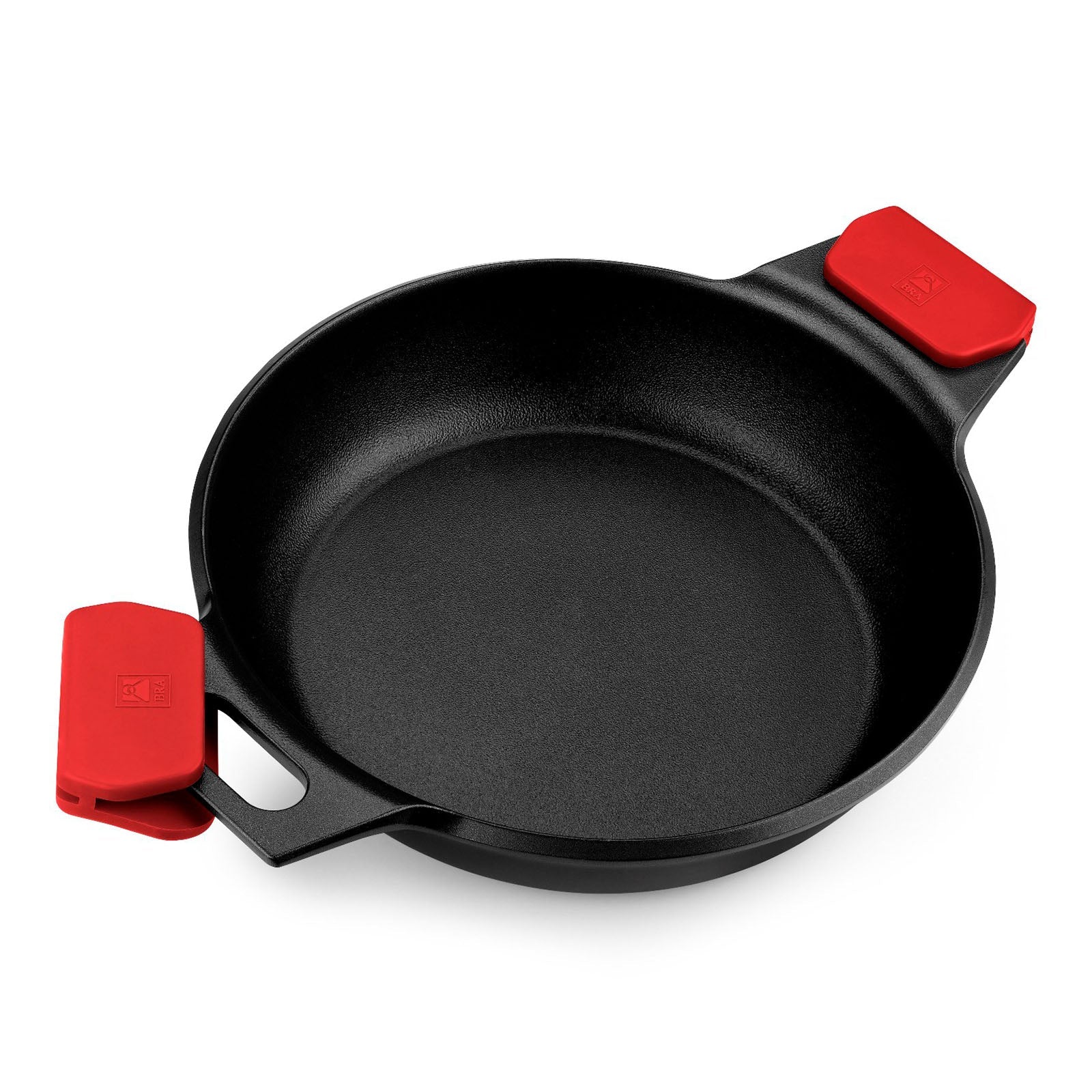 BRA Infinity - Cacerola Baja 28 cm con Tapa y Asas. Apto Inducción y Horno