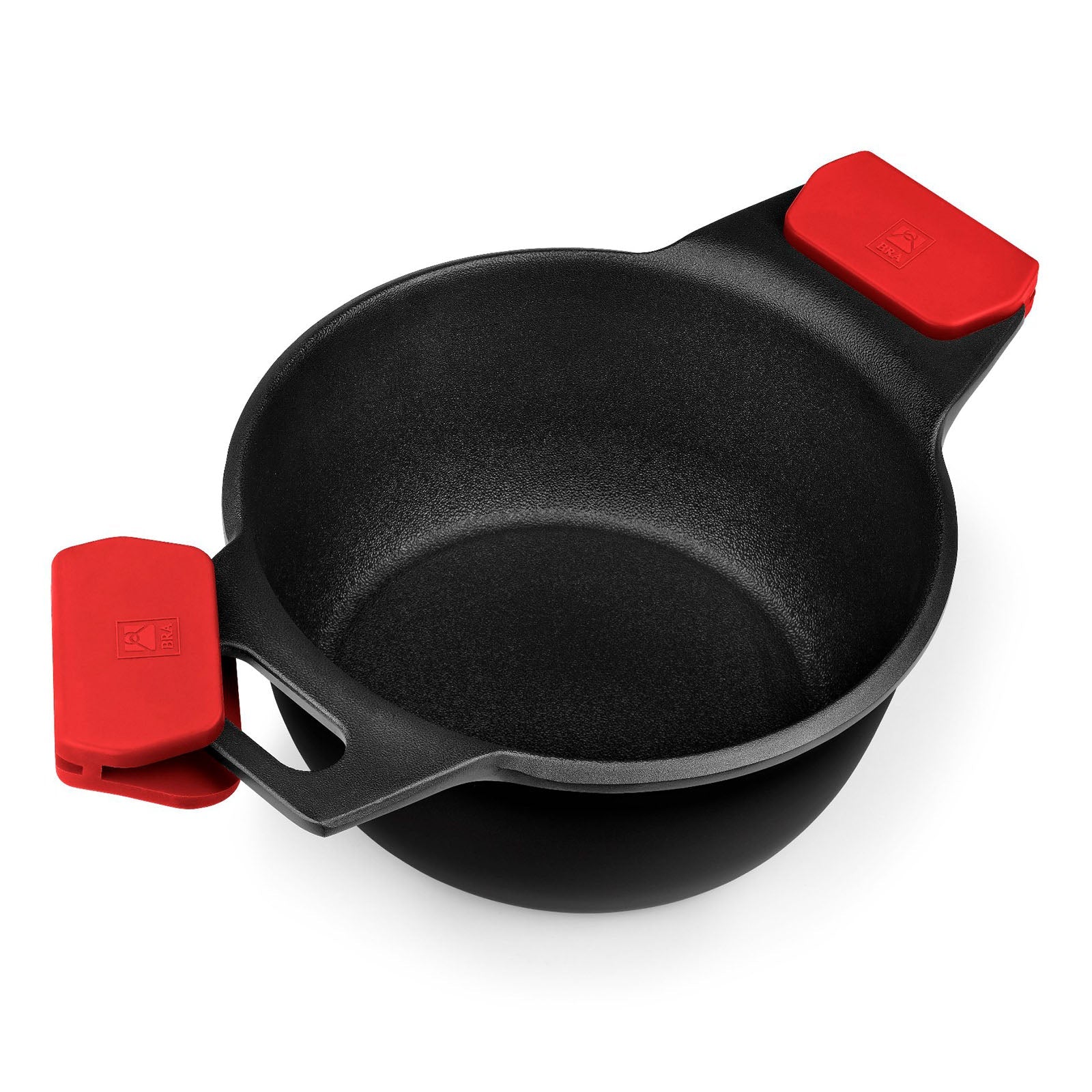 BRA Infinity - Cacerola Alta 32 cm con Tapa y Asas. Apto Inducción y Horno