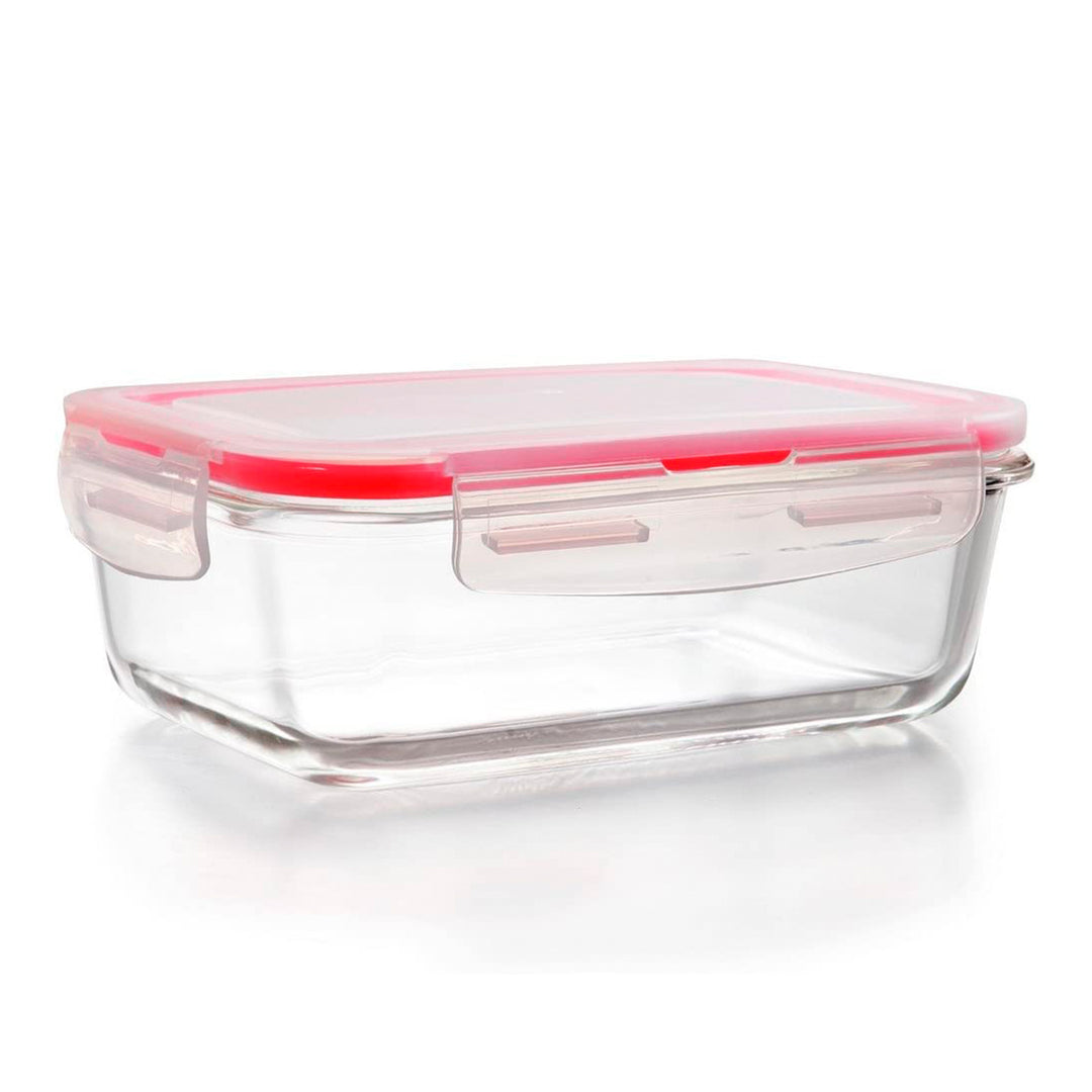 IBILI Lunch Away - Recipiente Rectangular de 0.85L en Vidrio Borosilicato