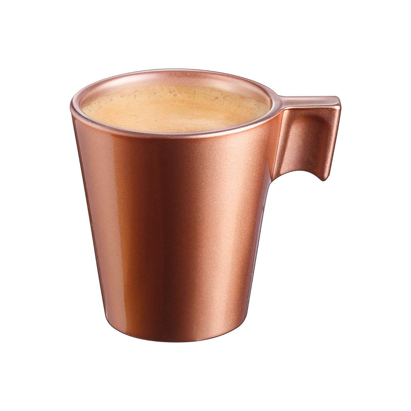 Luminarc Flashy - Taza de Café de 8 cl en Vidrio Templado. Latte