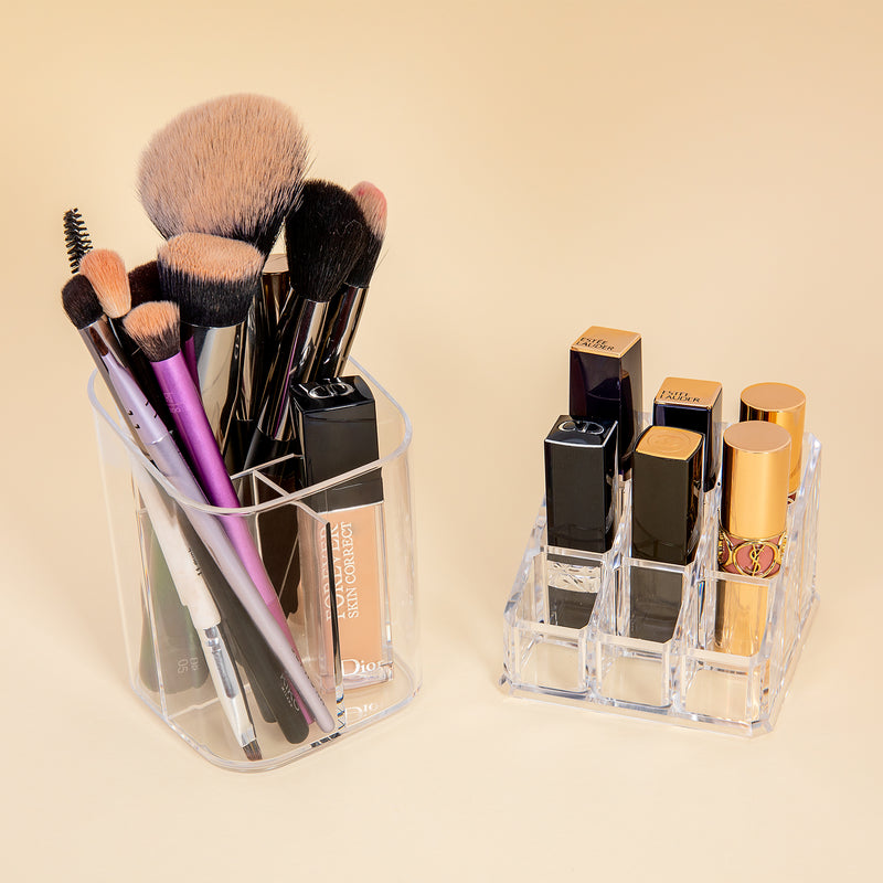 Plastic Forte - Doble Organizador de Maquillaje, Cosméticos y Labiales Nº 34