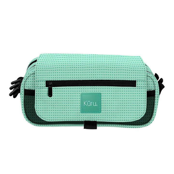 ColePack Kūru 2022 - Estuche Triple de 3 Cremalleras con Material Escolar Incluido. Menta