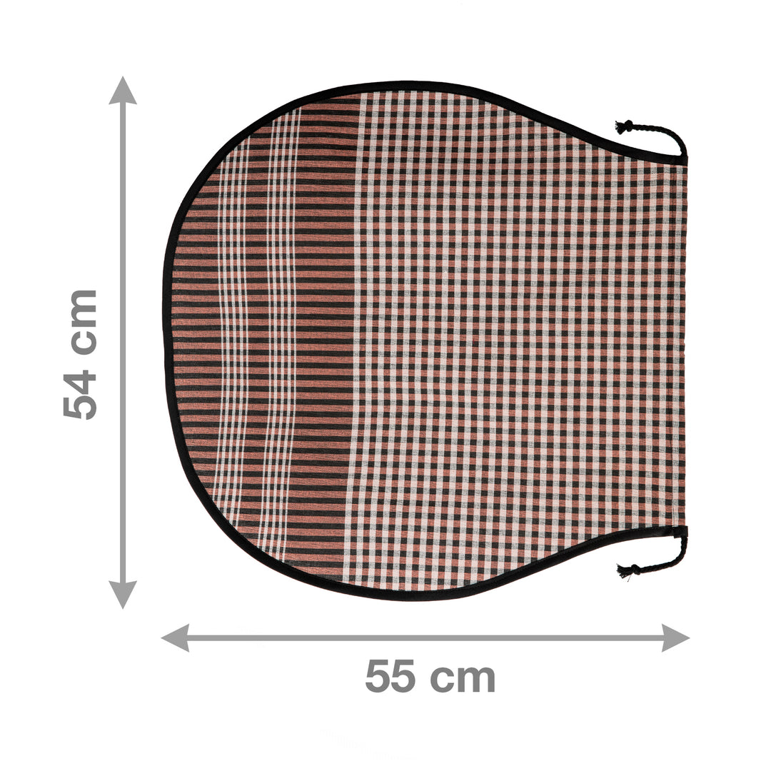 Funda Cubre Jamón Profesional Especial Jamones y Paletas Ibéricas 70% Algodón, Color Fardero