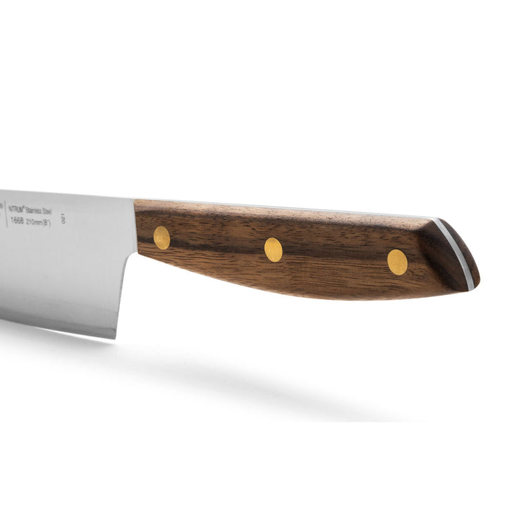 ARCOS Nórdika - Cuchillo Cocinero 21 cm Acero Inoxidable Nitrum. Mango de Ovengkol