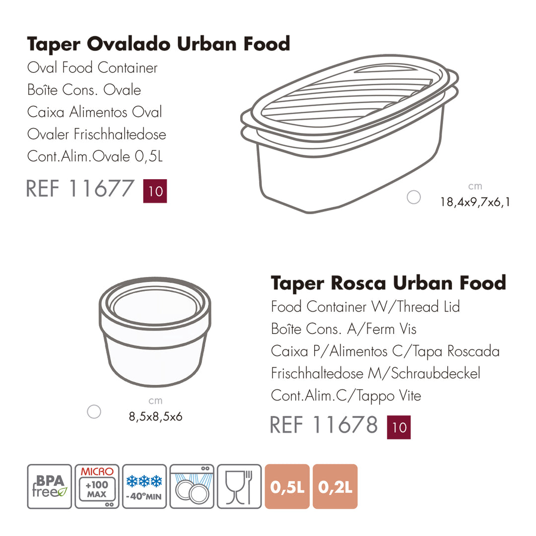 TATAY Urban Food Casual - Bolsa Térmica Porta Alimentos 3L con Recipientes, Chess