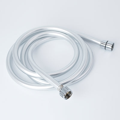 TATAY Loop Silver - Flexo de Ducha Anti-torsión y Anti-cal en PVC de 1.5 m. Gris Satinado