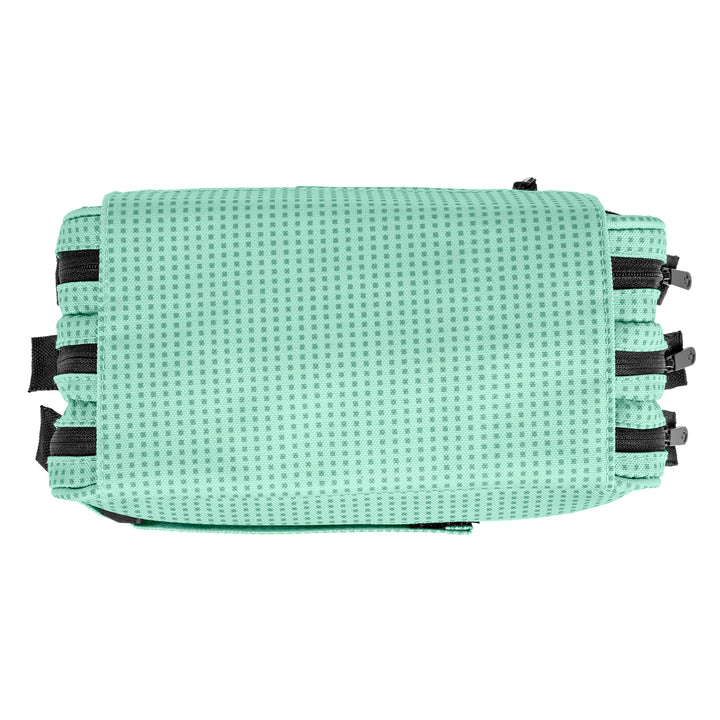 ColePack Kūru 2022 - Estuche Triple de 3 Cremalleras con Material Escolar Incluido. Menta