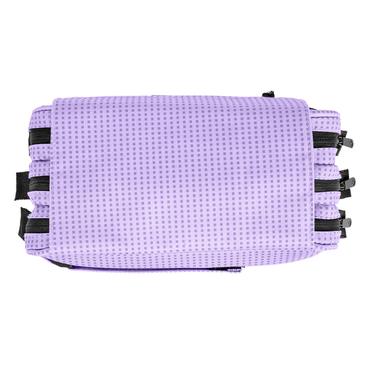 Grafoplás Kūru - Estuche Portatodo Triple con Solapa para Material Escolar. Lavanda