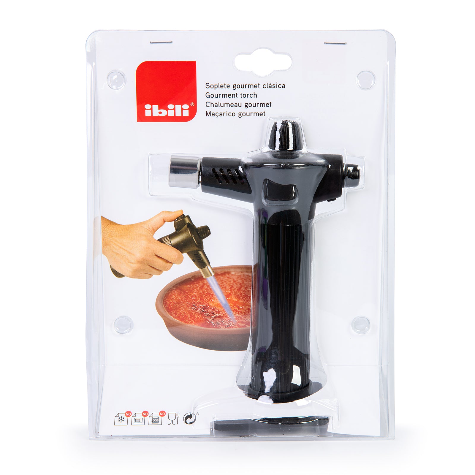Bruciatore Gourmet IBILI - Piccolo Bruciatore A Gas Per Cucina, Giallo, Ricaricabile - Foto 12