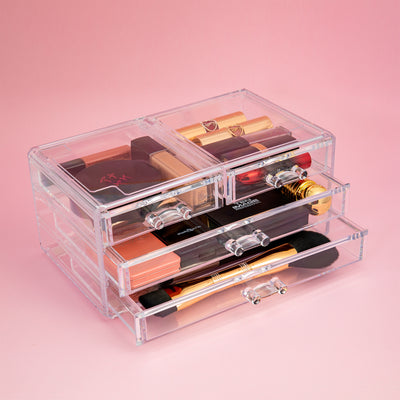 Plastic Forte - Organizador de Maquillaje y Cosméticos Nº 6 con 14 Compartimentos