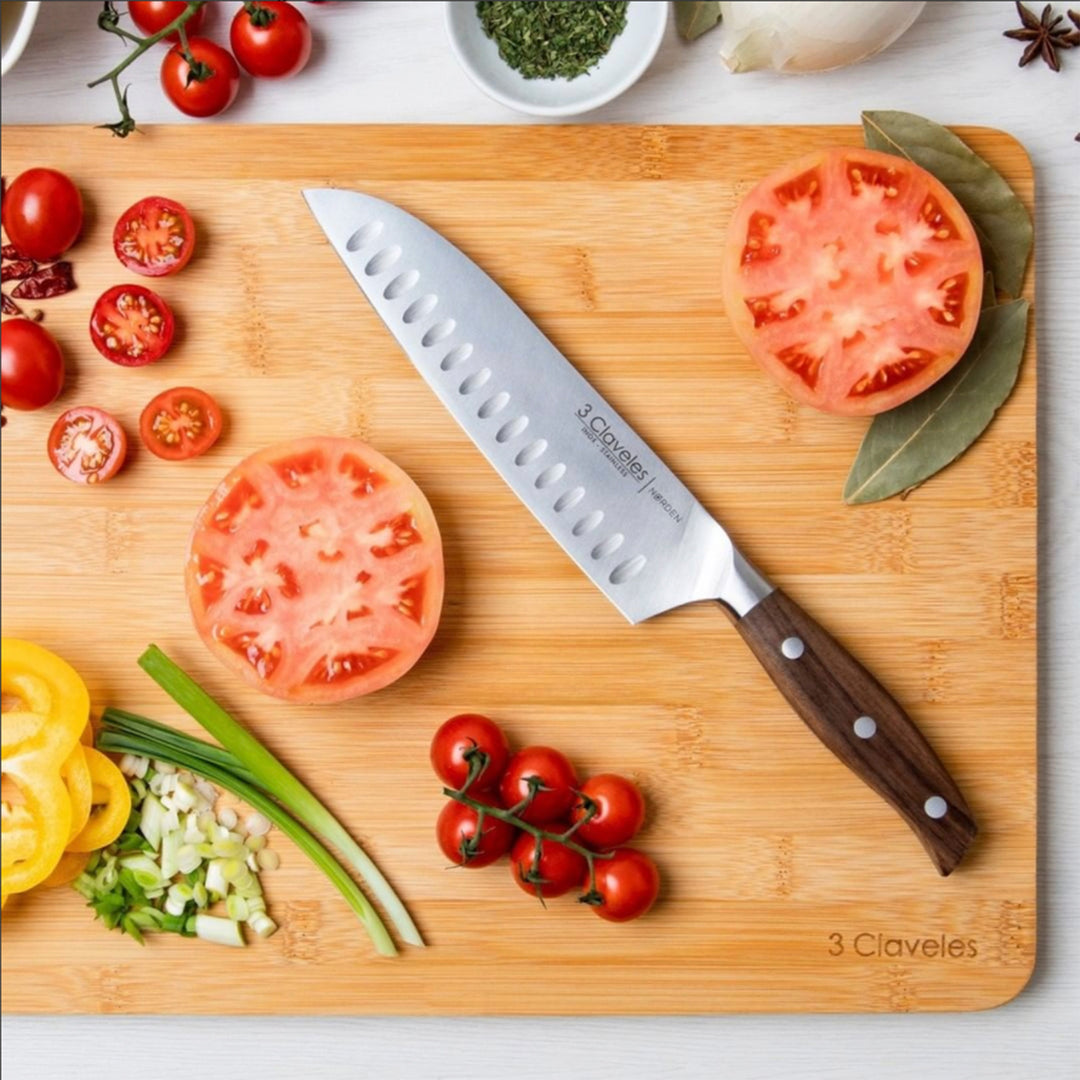 3 Claveles Norden - Juego de 5 Cuchillos Profesionales Masterchef Acero Forjado y Estuche