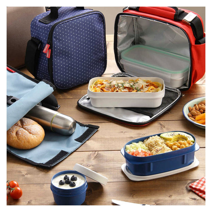 TATAY Urban Food Casual - Bolsa Térmica Porta Alimentos 3L con Recipientes, Flamingo