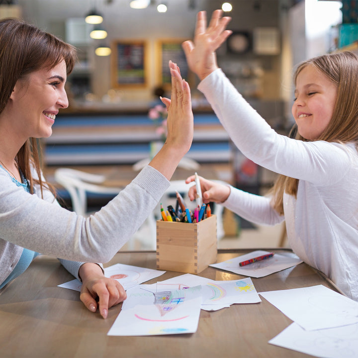 ColePack 2022 - Estuche Escolar Cuádruple de 4 Cremalleras y Material Incluido. Fucsia