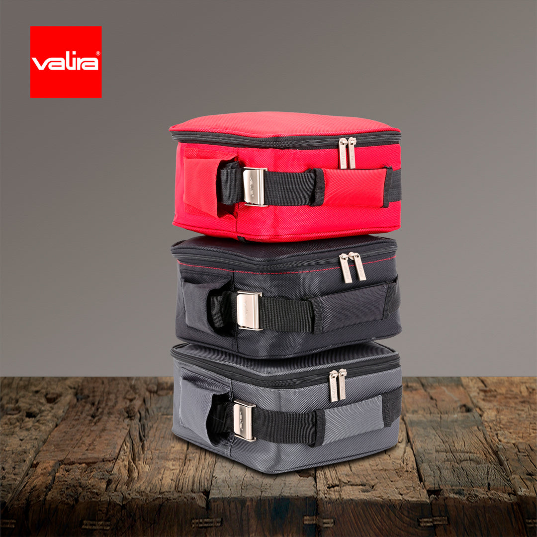 VALIRA Nomad Soft - Bolsa Térmica Porta Alimentos Flexible. Rojo