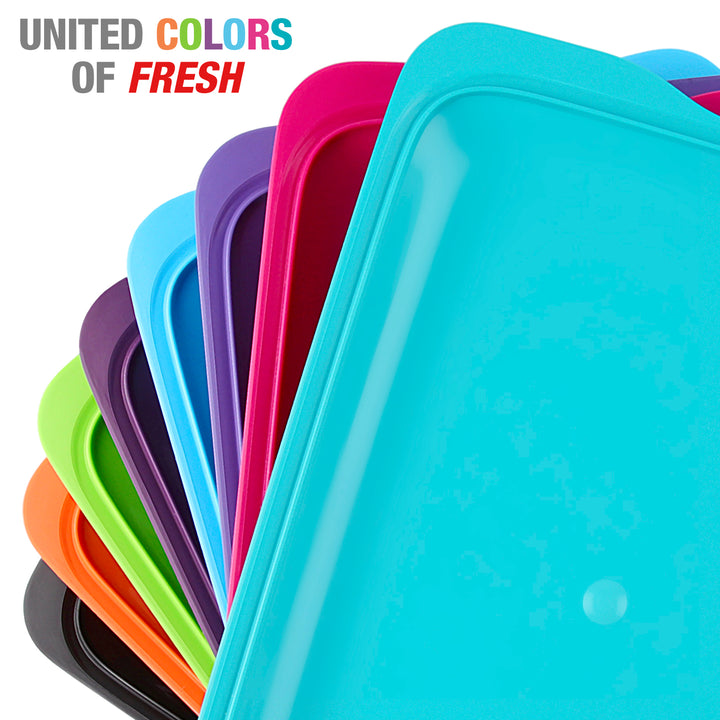 TATAY Fresh - Lote de 5 Recipientes Porta Embutidos y Alimentos. Color Negro