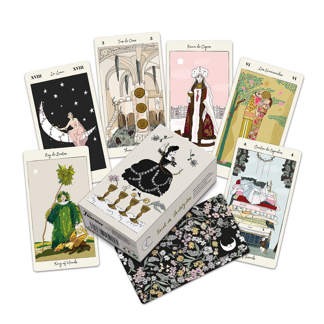 FOURNIER - Baraja de Tarot Carlotydes por Carlota Santos de 78 Cartas