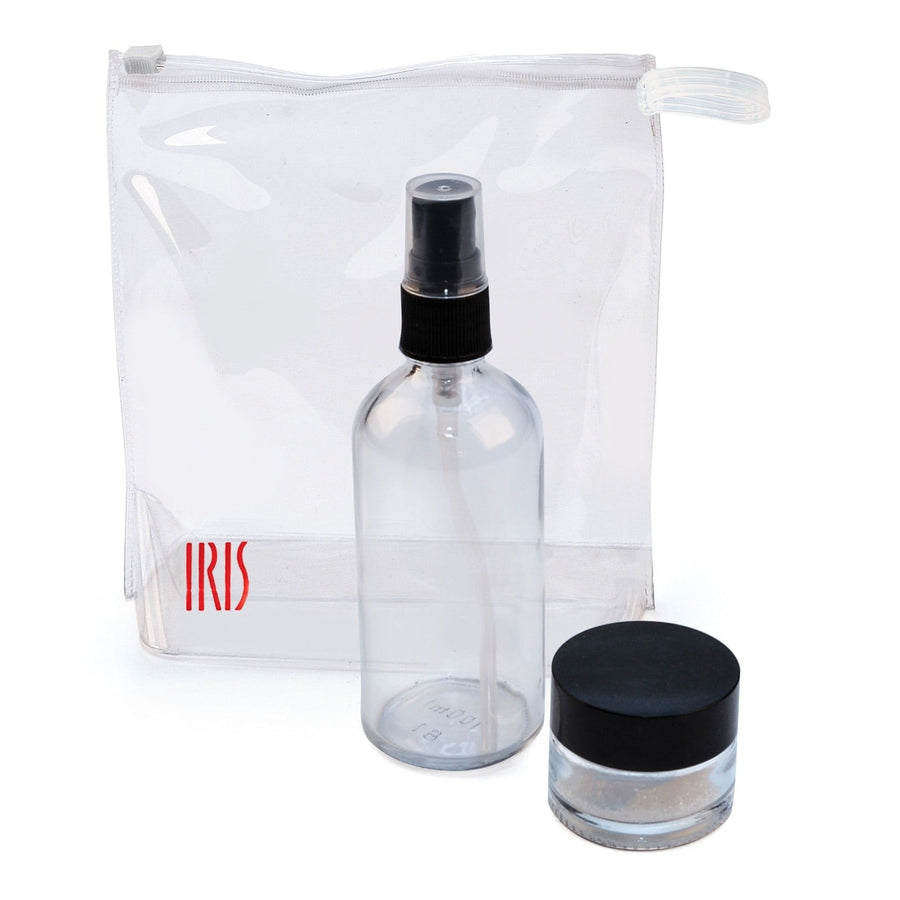 IRIS - Set de Condimentos para Llevar en Vidrio Borosilicato. Incluye Bolsa de Transporte