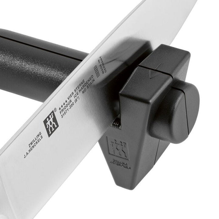 ZWILLING TwinSHARP - Afilador de Cuchillos Ergonómico en Plástico ABS. Negro