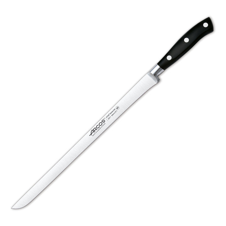 ARCOS 231100 - Cuchillo Jamonero Profesional Acero Forjado 30 cm, Serie RIVIERA