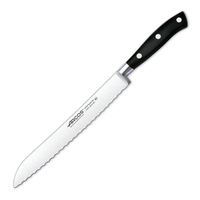cuchillo jamonero alveolado profesional forjado de victorinox 26 cm