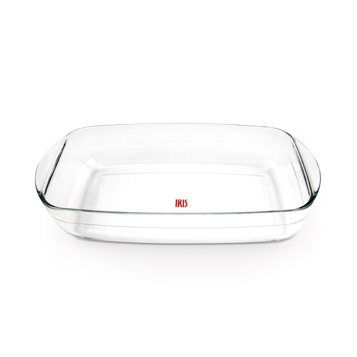 IRIS - Bandeja para Horno Rectangular de 2.6L en Vidrio Borosilicato