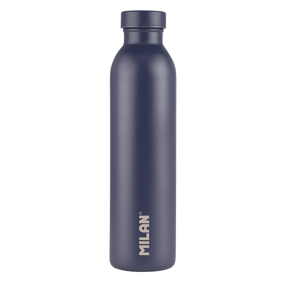 MILAN 1918  - Botella Térmica Reutilizable 0.6L en Acero Inoxidable. Azul