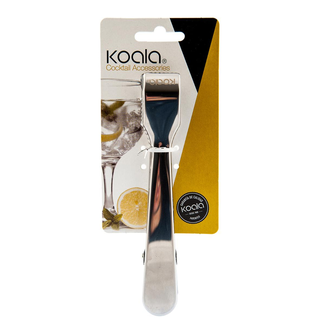 KOALA Nature - Pinzas para Hielo en Acero Inoxidable Dentadas, 17 cm