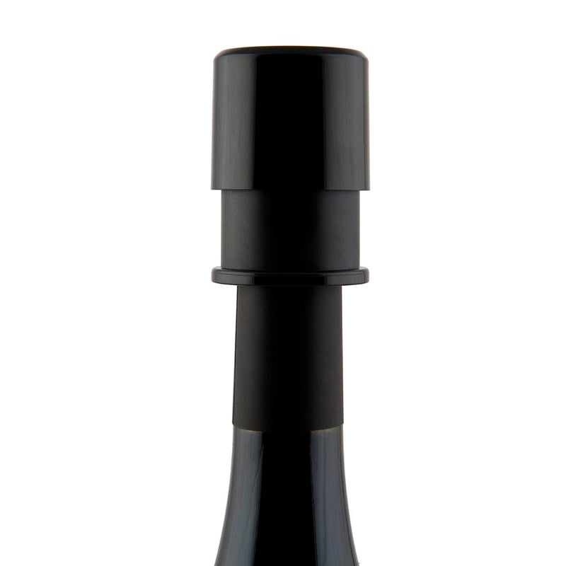 KOALA Bodega - Kit para el Vino con Sacacorchos de Camarero con Tapón de Vacío, Negro