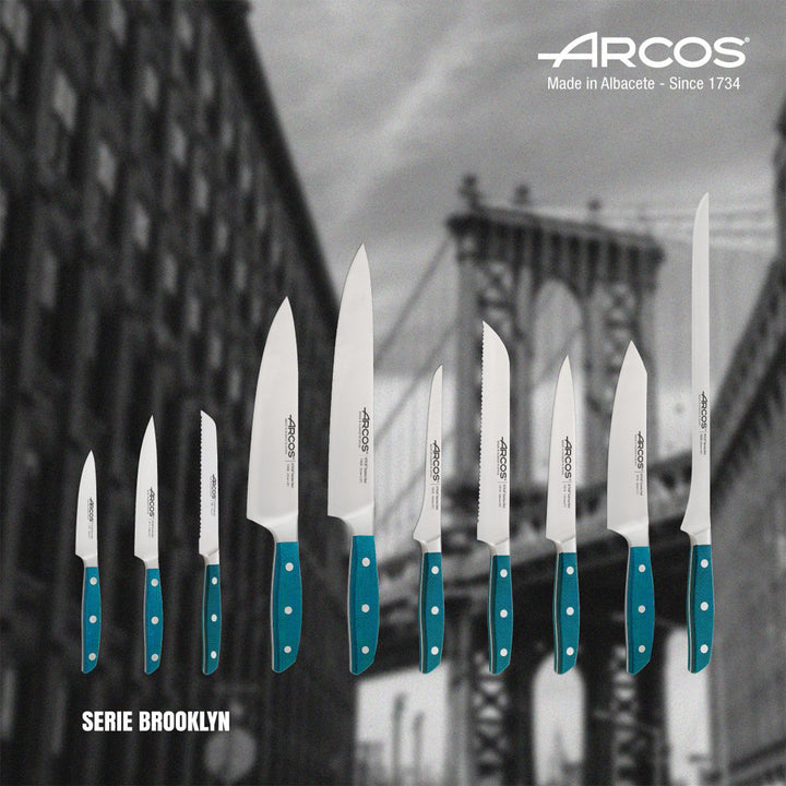 ARCOS 190123 - Cuchillo Mondador Profesional Forjado 10 cm. Serie BROOKLYN