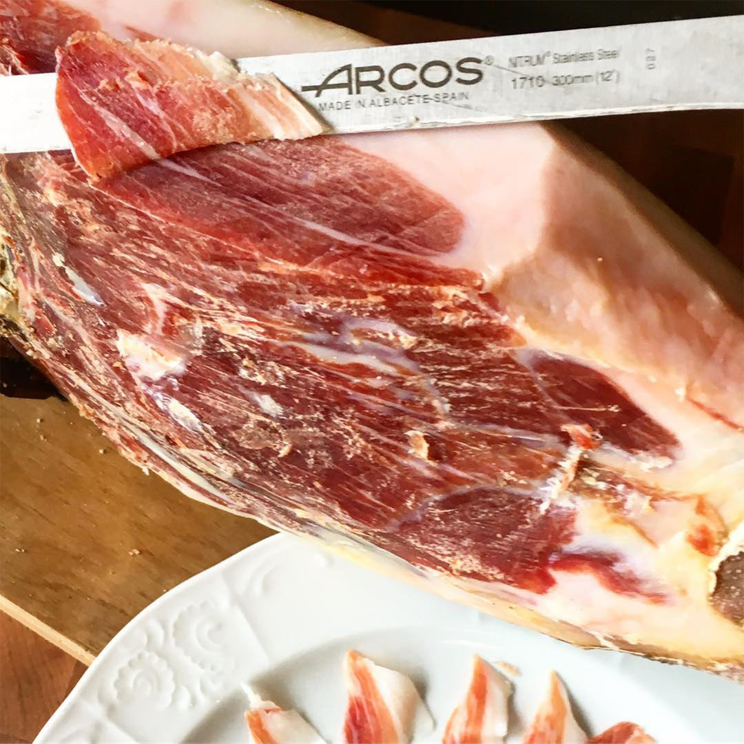 ARCOS - Pinzas para Jamón en Acero Inoxidable con Anillas de Agarre