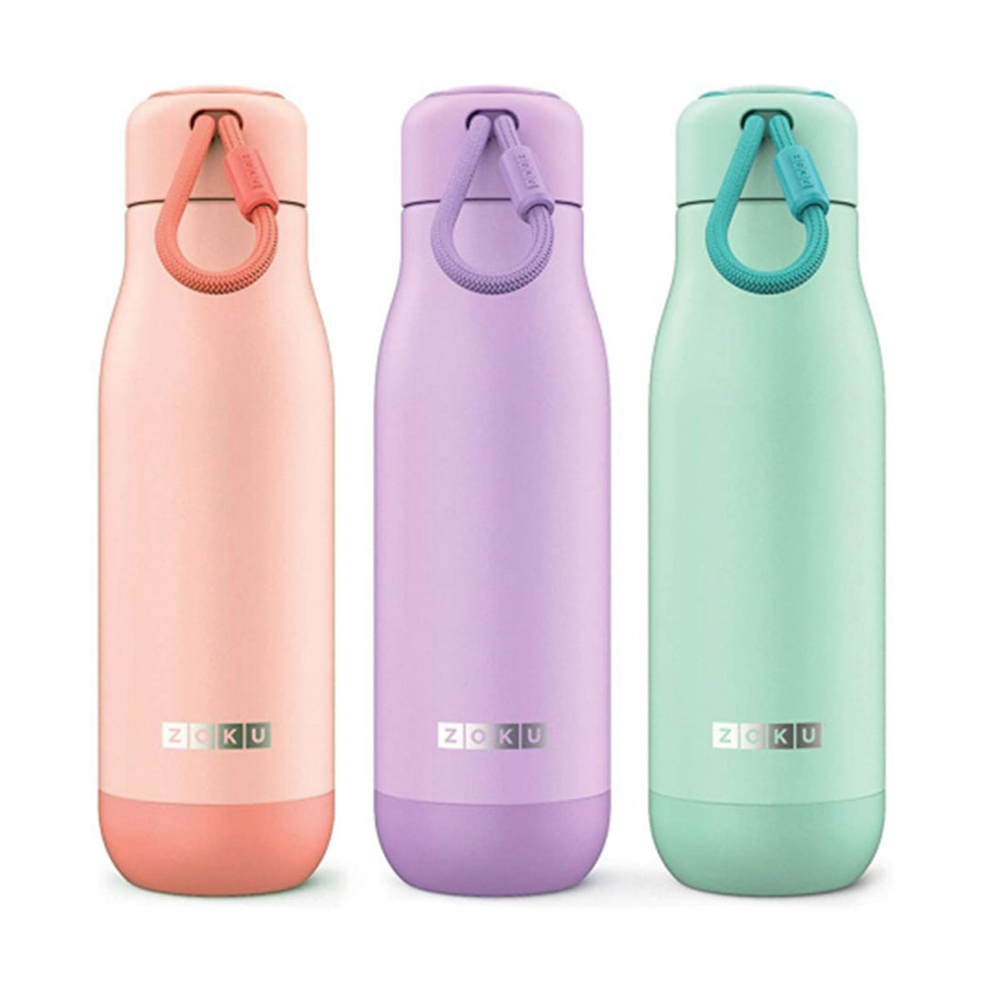 ZOKU PC - Botella Térmica de 0.5L en Acero Inoxidable de Doble Pared. Lavander