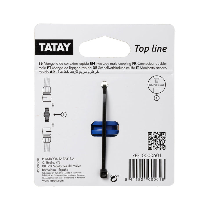 TATAY Top Line - Manguito Universal de Conexión Rápida para Mangueras Anti UV