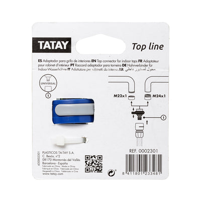 TATAY Top Line - Adaptador Universal para Grifo de Interiores 