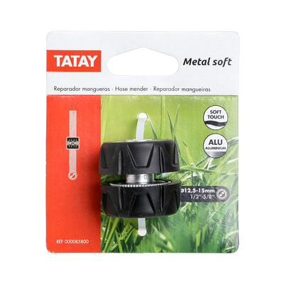 TATAY Metal Soft - Reparador Rápido Universal para Mangueras de 1/2" y 5/8" Aluminio