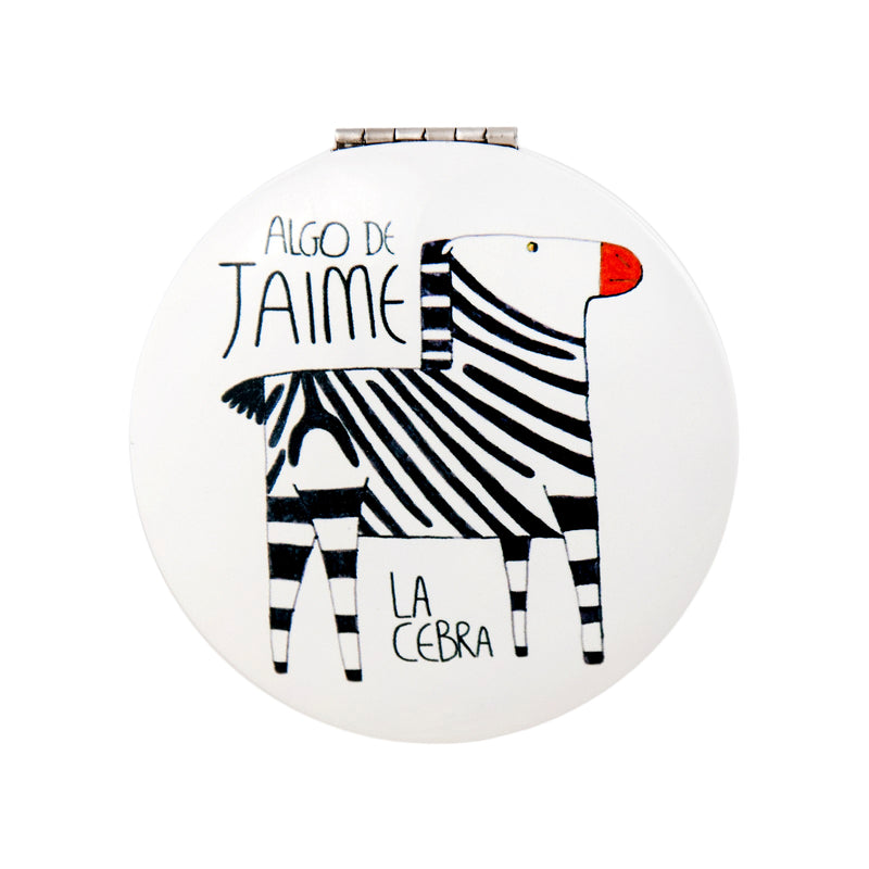 JAVIER Algo de Jaime - Espejo de Bolsillo de 7 cm Redondo y con Aumento