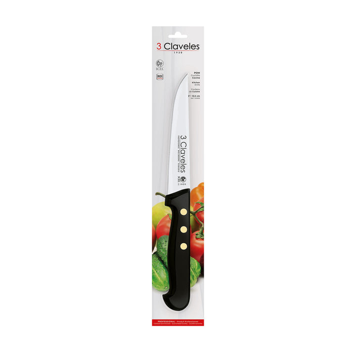 3 Claveles POM - Cuchillo Cocina Profesional 13.5 cm Acero Inoxidable