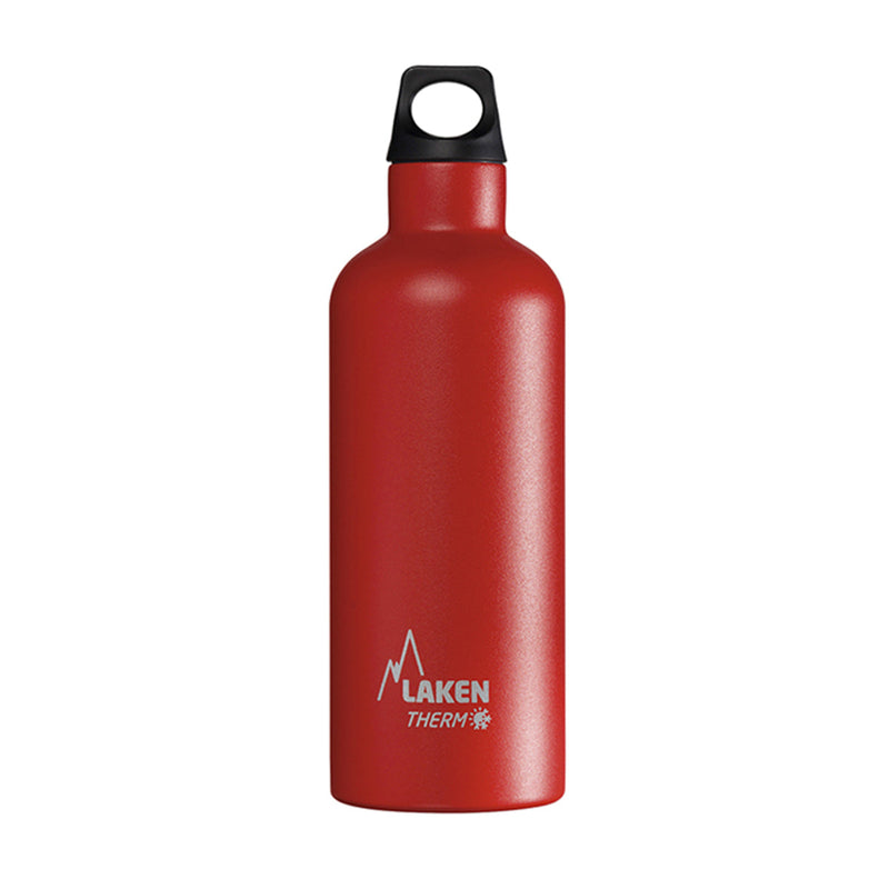 LAKEN Futura - Botella Térmica de Boca Estrecha 0.5L en Acero Inoxidable. Rojo