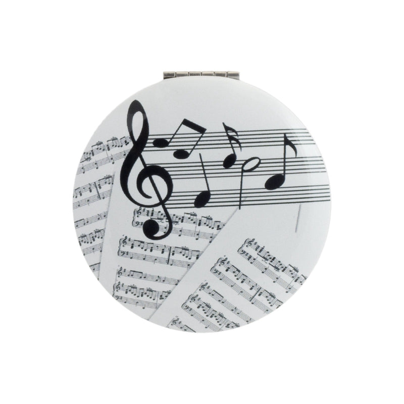 JAVIER Música - Espejo de Bolsillo de 7 cm Redondo y con Aumento
