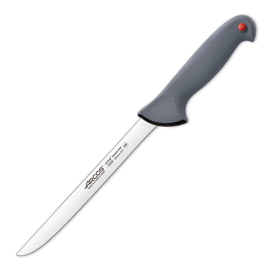 ARCOS Colour Prof - Cuchillo Fileteador Flexible 20 cm Acero Inoxidable Forjado Nitrum