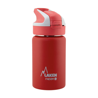 LAKEN Summit - Botella Térmica con Boquilla 0.35L en Acero Inoxidable. Rojo