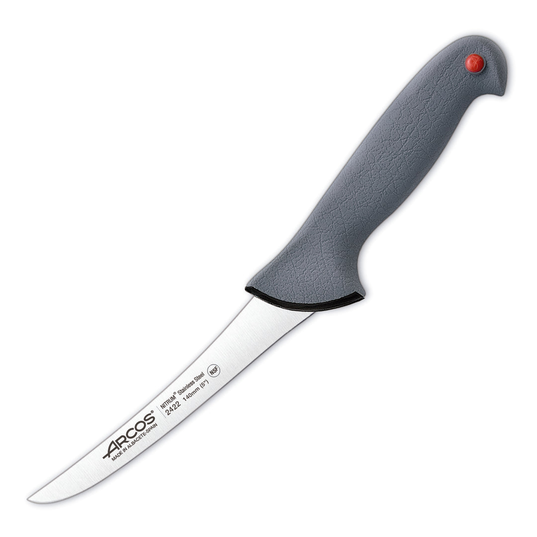 ARCOS Colour Prof - Cuchillo Deshuesador Curvo 14 cm Acero Inoxidable Forjado Nitrum